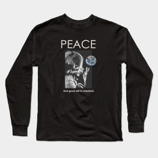 Peace to the World and Mankind Baby Long Sleeve T-Shirt